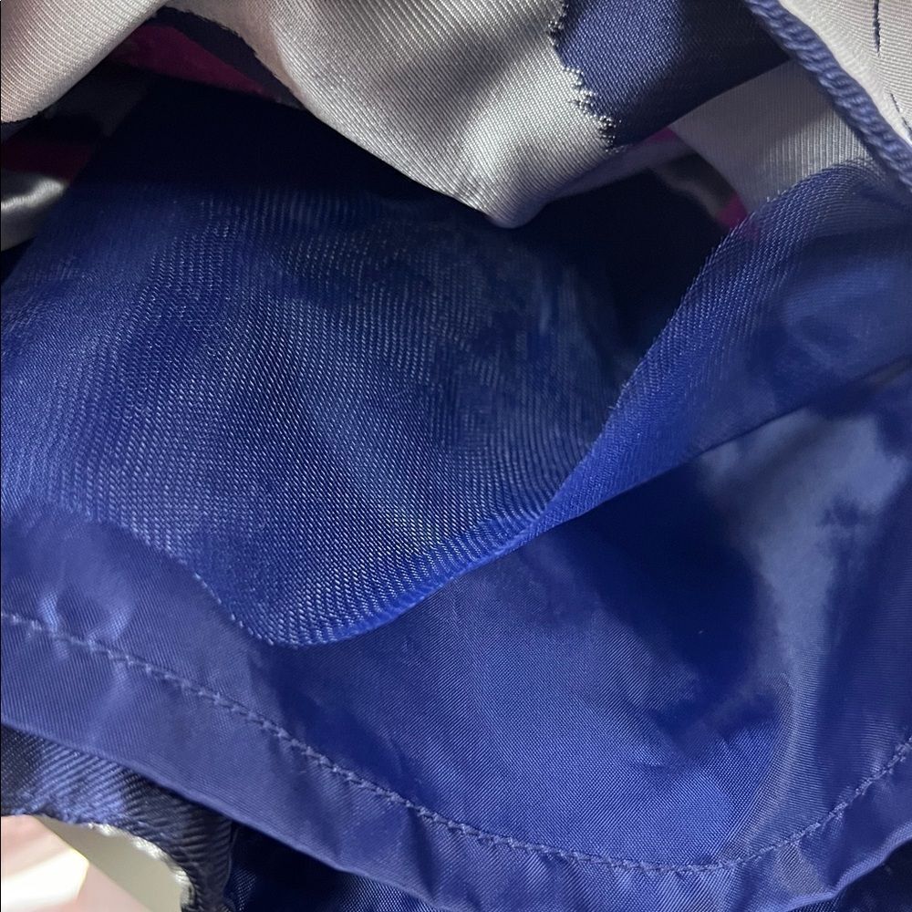 Janie and Jack navy with silver and pink flowers party dress size 3-6 months - Picture 10 of 12
